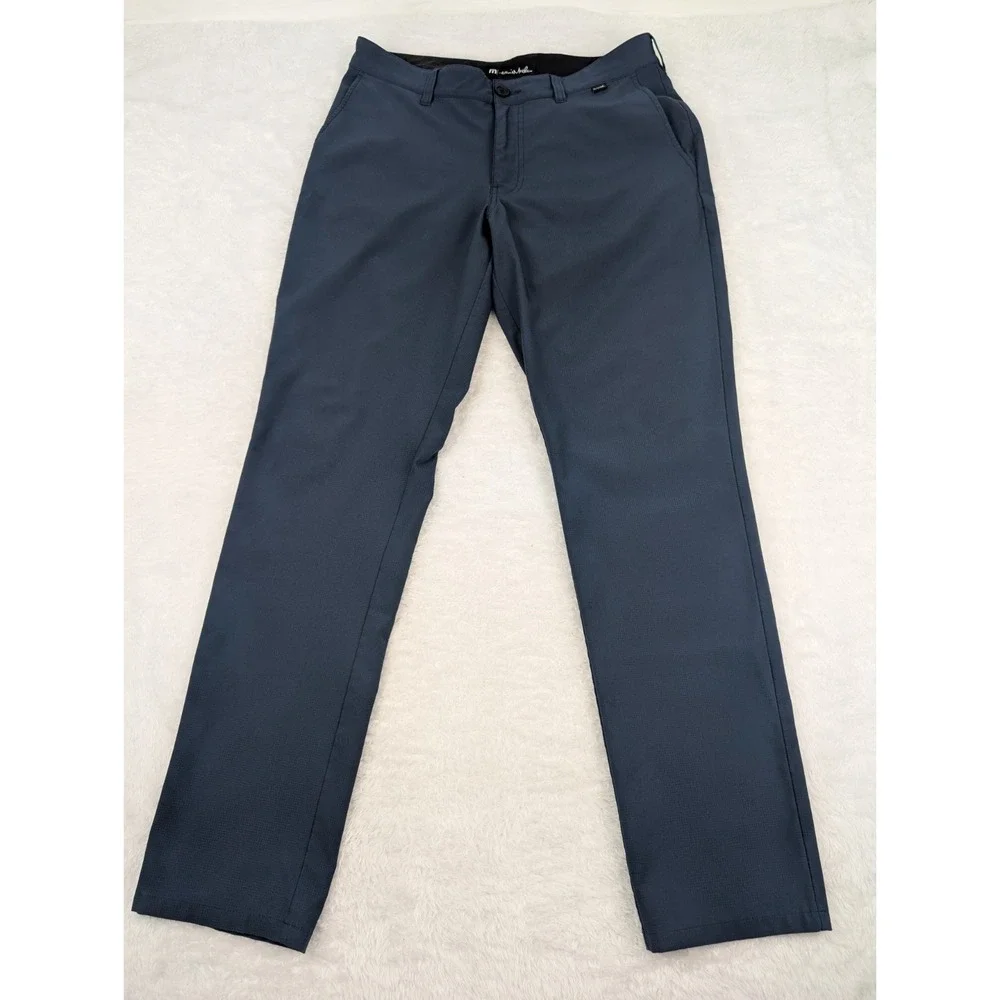 Travis Mathew Pants Men's 32x31 Blue Stretch Performance Golf Casual‎ 1MQ184